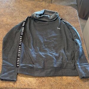 Under Armour Charcoal Cowl Neck Pullover